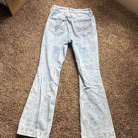 Idyllwind Light Blue Flare Jeans - Picture 3 of 3